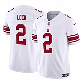 Men & Women & Youth New York Giants #2 Drew Lock White 2023 F.U.S.E. Vapor Untouchable Limited Football Stitched Jersey,baseball caps,new era cap wholesale,wholesale hats